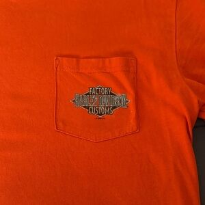 Harley-Davidson Men's Vibrant Orange Tee